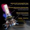imageAUXITO 9145 LED Fog Light Bulbs 6000LM 6500K Cool White Light 300 Brightness H10 9140 9045 9040 Led Fog Lights CSP LED Chips DRL Replacement for Cars Pack of 2Amber Yellow
