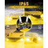 imageAUXITO 9145 LED Fog Light Bulbs 6000LM 6500K Cool White Light 300 Brightness H10 9140 9045 9040 Led Fog Lights CSP LED Chips DRL Replacement for Cars Pack of 2Amber Yellow