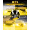 imageAUXITO 9145 LED Fog Light Bulbs 6000LM 6500K Cool White Light 300 Brightness H10 9140 9045 9040 Led Fog Lights CSP LED Chips DRL Replacement for Cars Pack of 2Amber Yellow
