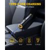 imageAUXITO Car Vacuum Portable Cordless 14000Pa Powerful Suction Handheld Vacuum Blow ampamp Suction 2 in 1 Small Vacuum Cleaner Hand Held Vacuum for Car Home Pet Office BlackBlack