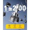 imageAUXITO D3S D3R LED Bulbs 24000Lumens 120W 6000K White 500 Brightness Xenon HID Replacement Lights Plug and Play Fog Light Bulbs Pack of 2D2S