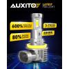 imageAUXITO H11 H8 H16 LED Fog Light Bulbs 600 Brightness 6500K Cool White Driving Fog lights 11 Mini Size Front Fog Lamps Nonpolarity Play and Plug Pack of 2H8H11H16
