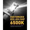 imageAUXITO H11 LED Bulbs 20000LM 100W Per Set 6000K Cool White H8 H9 LED Light Bulbs for Fog Lights Plug and Play Pack of 2 Q16H4