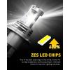 imageAUXITO H11 LED Bulbs 20000LM 100W Per Set 6000K Cool White H8 H9 LED Light Bulbs for Fog Lights Plug and Play Pack of 2 Q16H4
