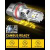 imageAUXITO H13 9008 Fog Bulb 6500K White30000LM Brightness Canbus Ready Wireless Plug and Play Pack of 29004HB1