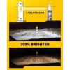 imageAUXITO H13 9008 Fog Bulb 6500K White30000LM Brightness Canbus Ready Wireless Plug and Play Pack of 2H1