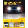 imageAUXITO H13 9008 Fog Bulb 6500K White30000LM Brightness Canbus Ready Wireless Plug and Play Pack of 2H1