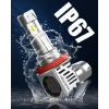 imageAUXITO H13 9008 Fog Bulb 6500K White30000LM Brightness Canbus Ready Wireless Plug and Play Pack of 2H11H8H9