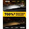 imageAUXITO H13 9008 Fog Bulb 6500K White30000LM Brightness Canbus Ready Wireless Plug and Play Pack of 2H13 9008