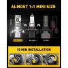 imageAUXITO H13 9008 Fog Bulb 6500K White30000LM Brightness Canbus Ready Wireless Plug and Play Pack of 2H13 9008