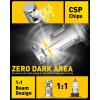 imageAUXITO H13 9008 Fog Bulb 6500K White30000LM Brightness Canbus Ready Wireless Plug and Play Pack of 2H13 9008