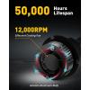 imageAUXITO H139008 LED Bulbs 900 Brighter 120W 30000LM Per Set 6500K Cool White H13 LED Bulbs PlugNPlay Halogen Replace H13 Bulbs Canbus Ready Pack of 29007HB5
