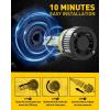 imageAUXITO H139008 LED Bulbs 900 Brighter 120W 30000LM Per Set 6500K Cool White H13 LED Bulbs PlugNPlay Halogen Replace H13 Bulbs Canbus Ready Pack of 2H11H9H8