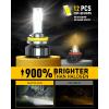 imageAUXITO H139008 LED Bulbs 900 Brighter 120W 30000LM Per Set 6500K Cool White H13 LED Bulbs PlugNPlay Halogen Replace H13 Bulbs Canbus Ready Pack of 2H11H9H8