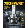 imageAUXITO H139008 LED Bulbs 900 Brighter 120W 30000LM Per Set 6500K Cool White H13 LED Bulbs PlugNPlay Halogen Replace H13 Bulbs Canbus Ready Pack of 2H139008