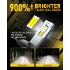 imageAUXITO H4 9003 Light Bulbs Fog Light Bulbs 900 Brightness 6500K Cool White CSP LED Chips Fog Lamps Replacement Play and Plug Pack of 29003 H4
