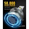 imageAUXITO H4 9003 Light Bulbs Fog Light Bulbs 900 Brightness 6500K Cool White CSP LED Chips Fog Lamps Replacement Play and Plug Pack of 29003 H4