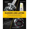 imageAUXITO H4 9003 Light Bulbs Fog Light Bulbs 900 Brightness 6500K Cool White CSP LED Chips Fog Lamps Replacement Play and Plug Pack of 2H7