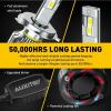 imageAUXITO H4 Bulbs 900 Brightness 6500K Cool White CSP Chips 9003 Fog Lamps Replacement Play and Plug Pack of 2H49003