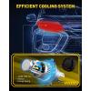 imageAUXITO H4 Fog Light Bulb 900 Brightness CSP LED Chips Fog Lamps Replacement Play and Plug Pack of 2H49003