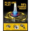 imageAUXITO H4 Fog Light Bulb 900 Brightness CSP LED Chips Fog Lamps Replacement Play and Plug Pack of 2H8H9H11