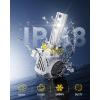 imageAUXITO H4 LED Bulb 9003 Light Bulbs 48000LM Long Lasting Dual Turbo Cooling Fan Plug N Play 3MIN Installation 50000hrs LifespanH11H8