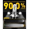 imageAUXITO H4 LED Bulb 9003 Light Bulbs 48000LM Long Lasting Dual Turbo Cooling Fan Plug N Play 3MIN Installation 50000hrs LifespanH7H7LL