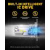 imageAUXITO H4 LED Bulbs 900 UltraBright 6500K White 9003 Fog Light Easy PlugNPlay Installation IP68 Waterproof Pack of 2