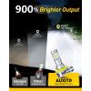 imageAUXITO HB4 LED Bulb 9006 Bulbs 900 Brighter UltraBright Plug N Play Long Lifespan No Flicker 99 Compatibility 2PCSH11H8H9