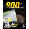 imageAUXITO HB4 LED Bulb 9006 Bulbs 900 Brighter UltraBright Plug N Play Long Lifespan No Flicker 99 Compatibility 2PCSH139008