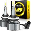 imageAUXITO New Upgraded H7 Bulbs 6500K White 11 Halogen Size H7LL LED Fog Light Nonpolarity No Adapter Required Easy PlugNPlay Installation Pack of 2Cool White