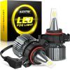 imageAUXITO New Upgraded H7 Bulbs 6500K White 11 Halogen Size H7LL LED Fog Light Nonpolarity No Adapter Required Easy PlugNPlay Installation Pack of 2Cool White