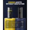 imageAUXITO Tire Inflator Portable Air Compressor  150PSI 1Min Fast Inflate Air Pump for Car Tires with Tire Pressure Gauge LED Flashlight Portable Tire Inflatores for Car Sedan Motorcycle Bike BallA3015200mAh