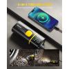 imageAUXITO Tire Inflator Portable Air Compressor  150PSI 1Min Fast Inflate Air Pump for Car Tires with Tire Pressure Gauge LED Flashlight Portable Tire Inflatores for Car Sedan Motorcycle Bike BallA5027800mAh