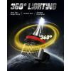 imageAUXITO Upgraded H11H8H16 LED Fog Light Bulbs with CSP LED Chips 6500K White 700 Brighter Mini Size Plug and Play for Fog Lights or Daytime Running Lights DRL Pack of 2