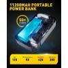 imageJump Starter with Air Compressor AUXITO 6000A Portable Car Jumper 150PSI Digital Tire Inflator 12V Jump Box for All Gas8L Diesel Engine Power Bank with TypeC Quick Charger 400LM Emergency Light6000A