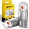 imageAUXITO 194 LED Bulbs White Super Bright 11 Size License Plate Light 168 2825 W5W T10 Error Free Car Bulbs for Dome Map Door Courtesy Side Marker Cornering Trunk Light Pack of 2Red