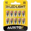 imageAUXITO 194 LED Light Bulb Blue 168 2825 W5W T10 Wedge 14SMD LED Replacement Bulbs for Car Dome Map Door License Plate Lights Dash Instrument Bulbs Pack of 10Red