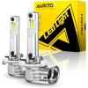 imageAUXITO 881 LED Fog Light Bulbs 16000LM 500 Super Brighter 10 Years Lifespan Wireless 11 Size PlugnPlay 100 Perfect Installation 886 889 H28 888 894 896 898 LED Bulbs Canbus Ready Pack of 2881889896