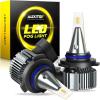 imageAUXITO 881 LED Fog Light Bulbs 16000LM 500 Super Brighter 10 Years Lifespan Wireless 11 Size PlugnPlay 100 Perfect Installation 886 889 H28 888 894 896 898 LED Bulbs Canbus Ready Pack of 29006HB4