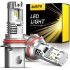 imageAUXITO 9005H8H9HB3H1I Fog Light Bulbs 6500K Cool White 600 Brighter PlugandPlay Pack of 49004HB1