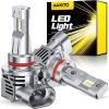 imageAUXITO 9005HB3 LED Bulb 800 Brighter 3 Min Quick Install 20 Years Lifespan No Flicker 99 Compatibility