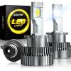 imageAUXITO D3S D3R LED Bulbs 24000Lumens 120W 6000K White 500 Brightness Xenon HID Replacement Lights Plug and Play Fog Light Bulbs Pack of 2D4S
