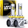 imageAUXITO H11 H8 H9 Bulbs 48000LM 1000 Brighter 6500K Cool White Light with Fan LED Fog Light 30 Years Lifespan No FlickerH11
