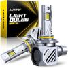 imageAUXITO H11 H8 H9 Bulbs 48000LM 1000 Brighter 6500K Cool White Light with Fan LED Fog Light 30 Years Lifespan No FlickerHB4 9006