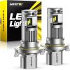 imageAUXITO H13 9008 Fog Bulb 6500K White30000LM Brightness Canbus Ready Wireless Plug and Play Pack of 2H13 9008