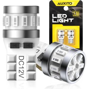 imageAUXITO 1157 LED Bulbs Red Brake Light 400 Brighter 2057 2357 7528 BAY15D LED Light for Tail Lights Brake Stop Signal Light Side Marker Parking Light Pack of 2Red