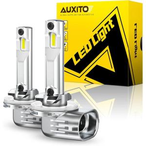 imageAUXITO 881 LED Fog Light Bulbs 16000LM 500 Super Brighter 10 Years Lifespan Wireless 11 Size PlugnPlay 100 Perfect Installation 886 889 H28 888 894 896 898 LED Bulbs Canbus Ready Pack of 2881889896