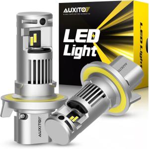 imageAUXITO 9005 H11 Fog Light Bulbs 50000ML Per Set 6500K Cool White without Cooling Fan PlugNPlay 120W Pack of 49008 H13