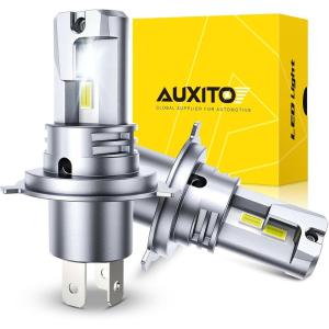imageAUXITO 9005 LED Bulbs HB3 Light 6500K Daylight White UltraBright 60W Fanless Fog Light BulbTrue 11 Size PlugNPlay Pack of 2H49003HB2
